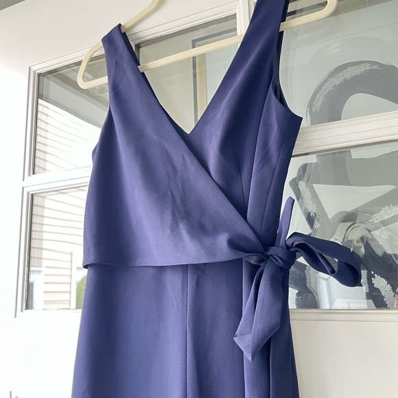 NWT Club Monaco Navy Tie Jumpsuit - Picture 6 of 11